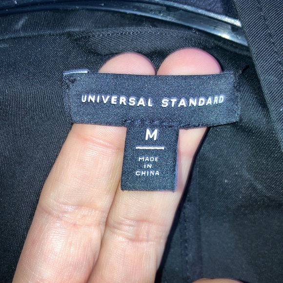 UNIVERSAL STANDARD Utility Barn Jacket Zip Closure High Neck Oversized SZ: M - Picture 10 of 10